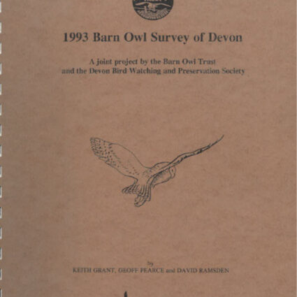 1993 barn owl survey of devon front page