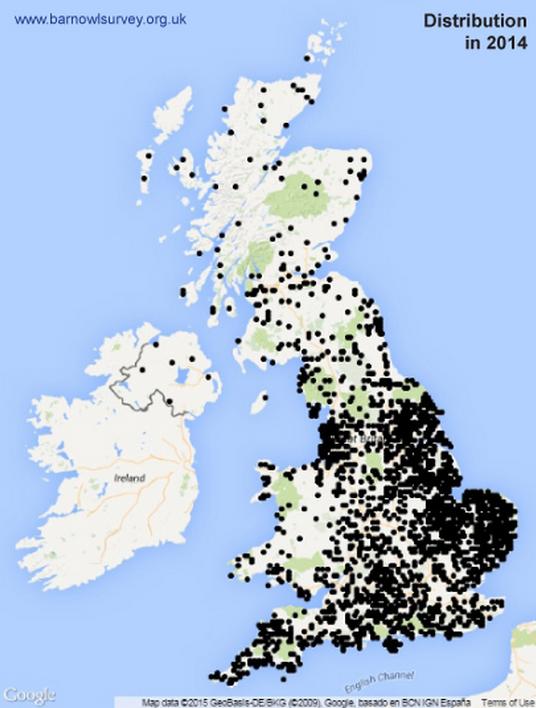 2014 Distribution Map