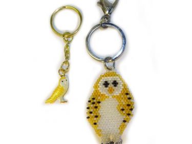 owl key ring set