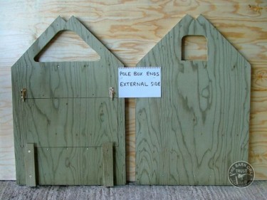 Barn Owl Pole Mounted Nestbox Construction 03