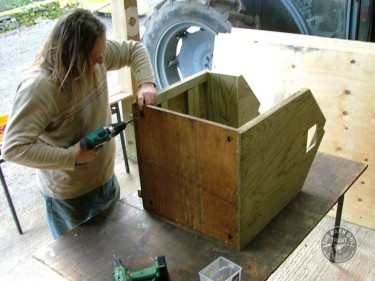 Barn Owl Pole-Mounted Nestbox Construction 13