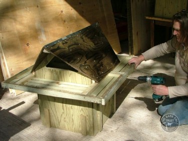 Barn Owl Pole-Mounted Nestbox Construction 29