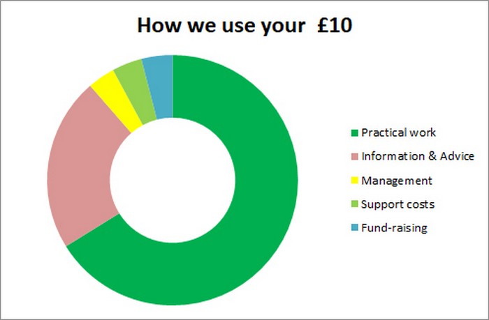How we use your £10 2025