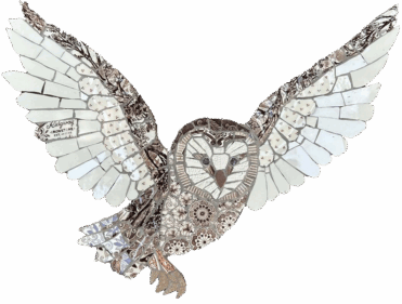 Owl mosaic 3