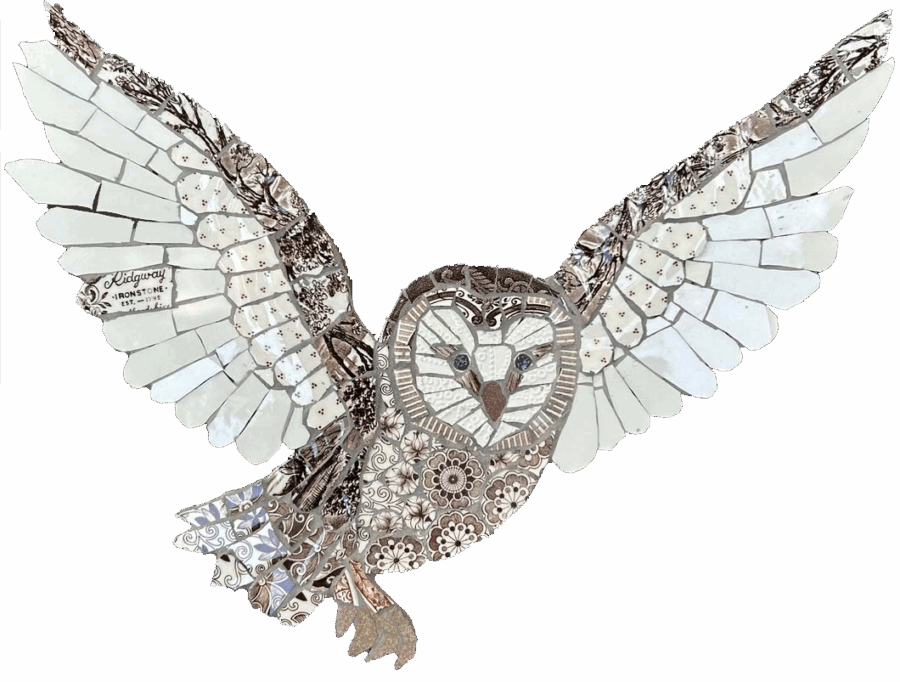 Owl mosaic 3