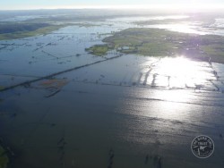 Past Population Somerset Levels Flooded Landscape