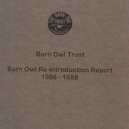 Reintroduction report 1986 88 front cover