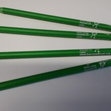 Green recycled pencils