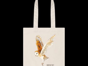 Organic Cotton Barn Owl Bag