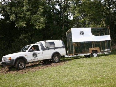 Owl Rescue Rehabilitation Mobile Release Aviary On Tow